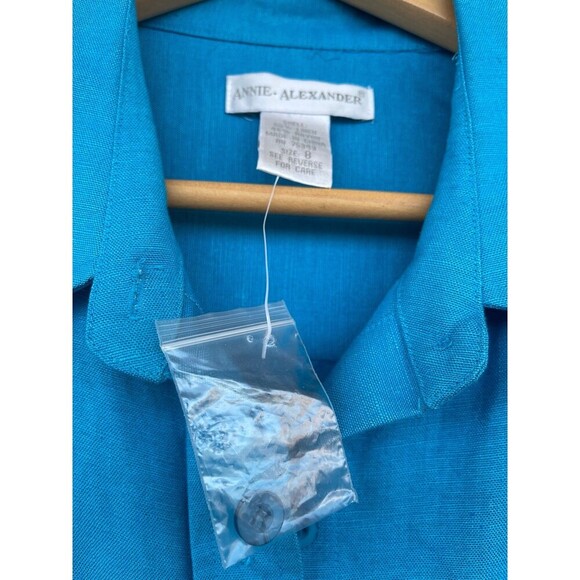 Annie Alexander linen blend resort wear 2 piece set size 8/medium - Picture 3 of 12